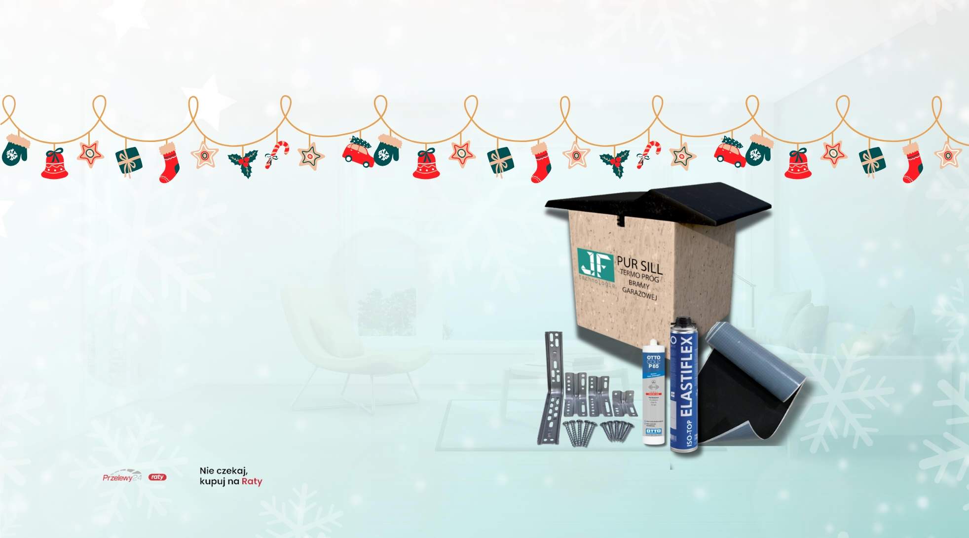 Zestaw do termo progu bramy garażowej - sprawdź