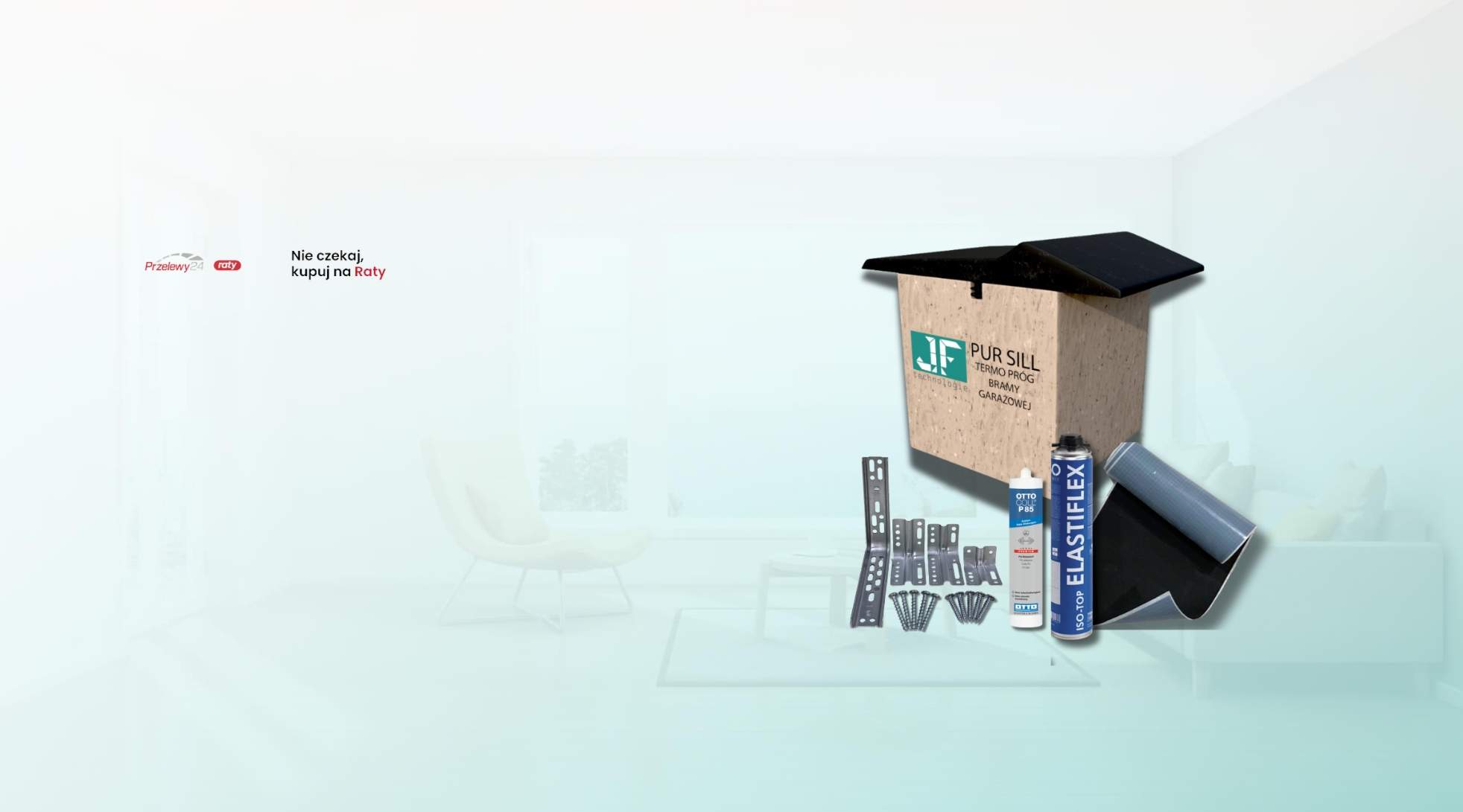 Zestaw do termo progu bramy garażowej - sprawdź